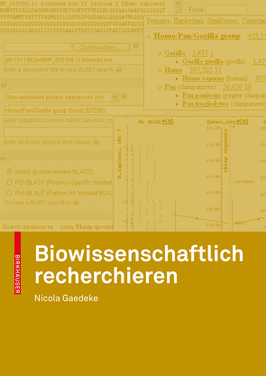 Biowissenschaftlich recherchieren von Gaedeke,  Nicola