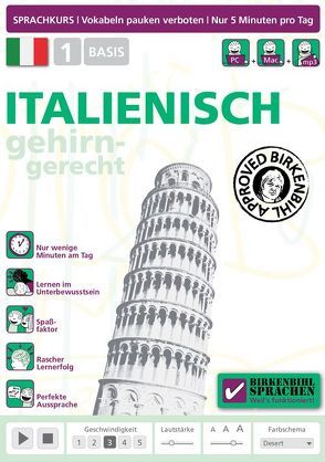 Birkenbihl Sprachen: Italienisch gehirn-gerecht, 1 Basis