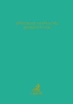 Bitburger Gespräche Jahrbuch 2020 von Achatz,  Reinhold, Eifert,  Martin, Institut für Rechtspolitik an der Universität Trier, Raue,  Benjamin, Specht-Riemenschneider,  Louisa, Spiecker gen. Döhmann,  Indra, Stiftung Gesellschaft für Rechtspolitik,  Trier, Ungern-Sternberg,  Antje von, Zech,  Herbert