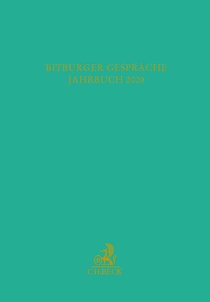 Bitburger Gespräche Jahrbuch 2020 von Achatz,  Reinhold, Eifert,  Martin, Institut für Rechtspolitik an der Universität Trier, Raue,  Benjamin, Specht-Riemenschneider,  Louisa, Spiecker gen. Döhmann,  Indra, Stiftung Gesellschaft für Rechtspolitik,  Trier, Ungern-Sternberg,  Antje von, Zech,  Herbert