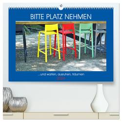 Bitte Platz nehmen…und warten, ausruhen, träumen (hochwertiger Premium Wandkalender 2024 DIN A2 quer), Kunstdruck in Hochglanz von Marten,  Martina