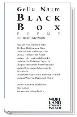 Black Box von Naum,  Gellu