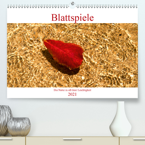 Blattspiele – Die Natur in all ihrer Leichtigkeit (Premium, hochwertiger DIN A2 Wandkalender 2021, Kunstdruck in Hochglanz) von by Sylvia Seibl,  CrystalLights