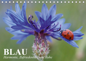 Blau. Harmonie, Zufriedenheit und Ruhe (Tischkalender 2021 DIN A5 quer) von Stanzer,  Elisabeth