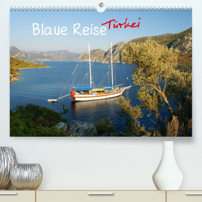 Blaue Reise Türkei (Premium, hochwertiger DIN A2 Wandkalender 2022, Kunstdruck in Hochglanz) von Meinicke,  Lars