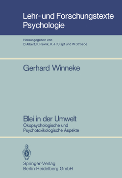 Blei in der Umwelt von Winneke,  Gerhard