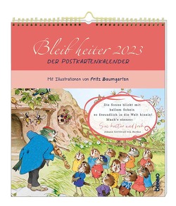 Bleib heiter 2023 – Der Postkartenkalender von Baumgarten,  Fritz