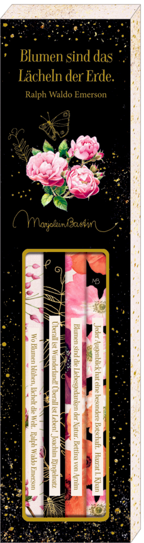 Bleistift-Set mit Sprüchen – Zeitlos schön (M. Bastin) von Bastin,  Marjolein