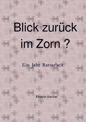 Blick zurück im Zorn ? 1 Jahr Gemeinderat von Kenner,  Fridolin