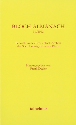 Bloch-Almanach 31/2012 von Degler,  Frank