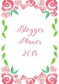 Bloggerplaner 2018 von Chupik,  Alexandra