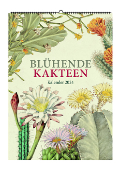 Blühende Kakteen. Wandkalender 2024 von Gürke,  Toni