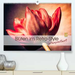 Blüten im Retro-Style (Premium, hochwertiger DIN A2 Wandkalender 2023, Kunstdruck in Hochglanz) von Foto-FukS