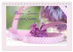 Blüten – Zauber aus dem Garten (Tischkalender 2024 DIN A5 quer), CALVENDO Monatskalender von Riedel,  Tanja