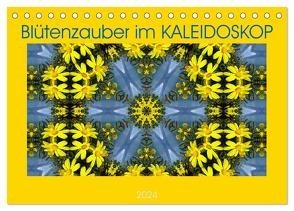 Blütenzauber im KALEIDOSKOP (Tischkalender 2024 DIN A5 quer), CALVENDO Monatskalender von Hampe-Neves,  Sabine