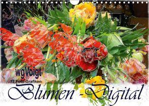 Blumen – Digital (Wandkalender 2018 DIN A4 quer) von wgVoigt