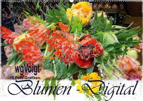 Blumen – Digital (Wandkalender 2019 DIN A2 quer) von wgVoigt