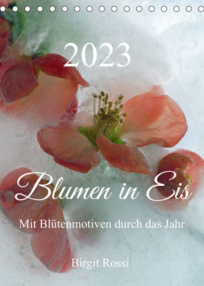 Blumen in Eis (Tischkalender 2023 DIN A5 hoch) von Rossi,  Birgit