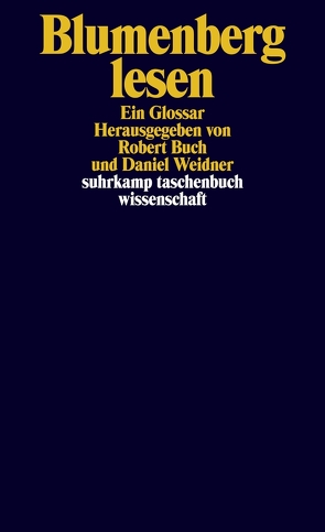 Blumenberg lesen von Buch,  Robert, Weidner,  Daniel