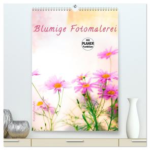 Blumige Fotomalerei (hochwertiger Premium Wandkalender 2024 DIN A2 hoch), Kunstdruck in Hochglanz von Kunze,  Klaus