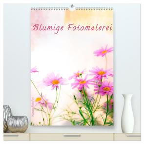 Blumige Fotomalerei (hochwertiger Premium Wandkalender 2024 DIN A2 hoch), Kunstdruck in Hochglanz von Kunze,  Klaus