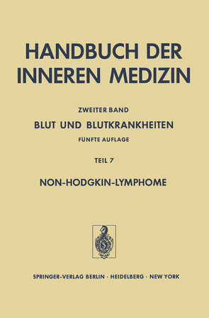 Blut und Blutkrankheiten von Begemann,  H., Bremer,  K., Büchner,  S. A., Obrecht,  J. P., Stein,  H.