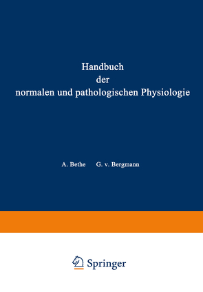 Blut und Lymphe von Bergmann,  G.v., Bethe,  A., Ellinger,  A., Embden,  G.