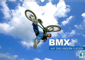 BMX – Auf zwei Rädern fliegen (Wandkalender 2021 DIN A3 quer) von CALVENDO