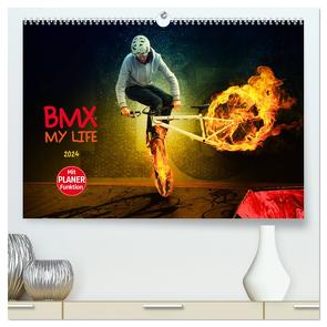 BMX My Life (hochwertiger Premium Wandkalender 2024 DIN A2 quer), Kunstdruck in Hochglanz von Meutzner,  Dirk