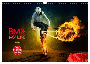 BMX My Life (Wandkalender 2024 DIN A3 quer), CALVENDO Monatskalender von Meutzner,  Dirk