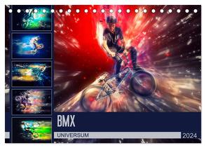 BMX Universum (Tischkalender 2024 DIN A5 quer), CALVENDO Monatskalender von Meutzner,  Dirk