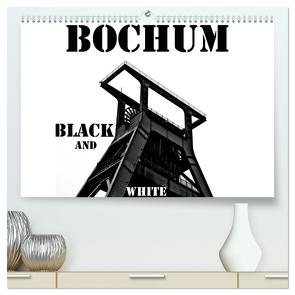 Bochum Black and White (hochwertiger Premium Wandkalender 2024 DIN A2 quer), Kunstdruck in Hochglanz von Lewald,  Dominik