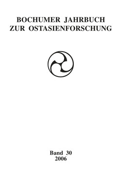 Bochumer Jahrbuch zur Ostasienforschung von Behr,  Wolfgang, Roetz,  Heiner