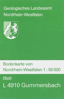 Bodenkarten von Nordrhein-Westfalen 1:50000 / Gummersbach von Schneider,  Friedrich K