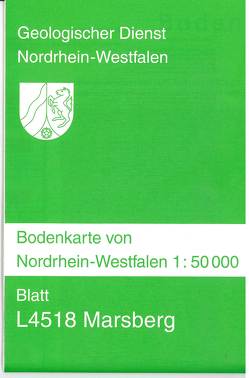 Bodenkarten von Nordrhein-Westfalen 1:50000 / Marsberg von Betz,  Hans Joachim, Dahm-Arens,  Hildegard