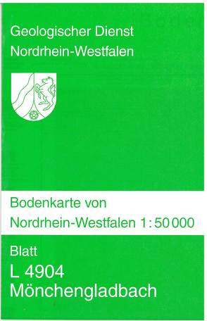 Bodenkarten von Nordrhein-Westfalen 1:50000 / Mönchengladbach von Paas,  Wilhelm, Roth,  Reinold