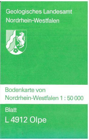 Bodenkarten von Nordrhein-Westfalen 1:50000 / Olpe von Hellmich,  Wolfgang, Schneider,  Friedrich K