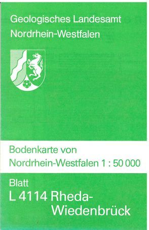 Bodenkarten von Nordrhein-Westfalen 1:50000 / Rheda-Wiedenbrück von Dubber,  Hans J