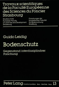 Bodenschutz von Leidig,  Guido