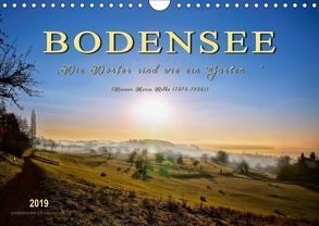 Bodensee – „Die Dörfer sind wie ein Garten …“ (Rainer Maria Rilke) (Wandkalender 2019 DIN A4 quer) von Roder,  Peter