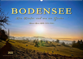 Bodensee – „Die Dörfer sind wie ein Garten …“ (Rainer Maria Rilke) (Wandkalender 2022 DIN A2 quer) von Roder,  Peter