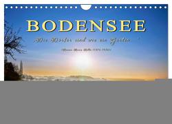 Bodensee – „Die Dörfer sind wie ein Garten …“ (Rainer Maria Rilke) (Wandkalender 2024 DIN A4 quer), CALVENDO Monatskalender von Roder,  Peter