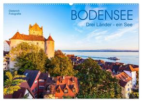 BODENSEE Drei Länder – ein See (Wandkalender 2024 DIN A2 quer), CALVENDO Monatskalender von Dieterich,  Werner