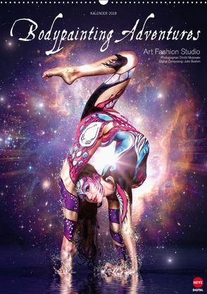 BODYPAINTING ADVENTURES (Wandkalender 2018 DIN A2 hoch) von Fashion Studio,  Art