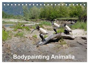 Bodypainting Animalia (Tischkalender 2024 DIN A5 quer), CALVENDO Monatskalender von Lara,  Romana