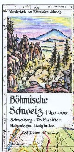 Böhmische Schweiz 1:40000 von Böhm,  Rolf