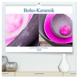 Boho – Keramik, modernes Steinzeug für Zuhause (hochwertiger Premium Wandkalender 2024 DIN A2 quer), Kunstdruck in Hochglanz von Stark Sugarsweet - Photo,  Susanne