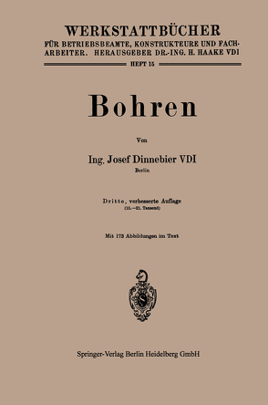 Bohren von Dinnebier,  Josef