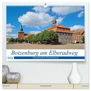 Boizenburg an der Elbe – Fliesenstadt im Dreiländereck (hochwertiger Premium Wandkalender 2024 DIN A2 quer), Kunstdruck in Hochglanz von Bussenius,  Beate