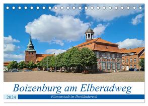 Boizenburg an der Elbe – Fliesenstadt im Dreiländereck (Tischkalender 2024 DIN A5 quer), CALVENDO Monatskalender von Bussenius,  Beate